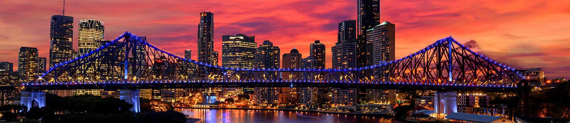 Brisbane City View Sunset